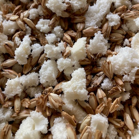 Natural Bean Bag Filling (50/50 mix of shredded latex + spelt hulls)