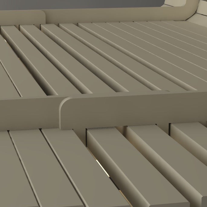 2X4 furniture. This slatted bed frame is adjustable. Narrow slats hold any mattress size