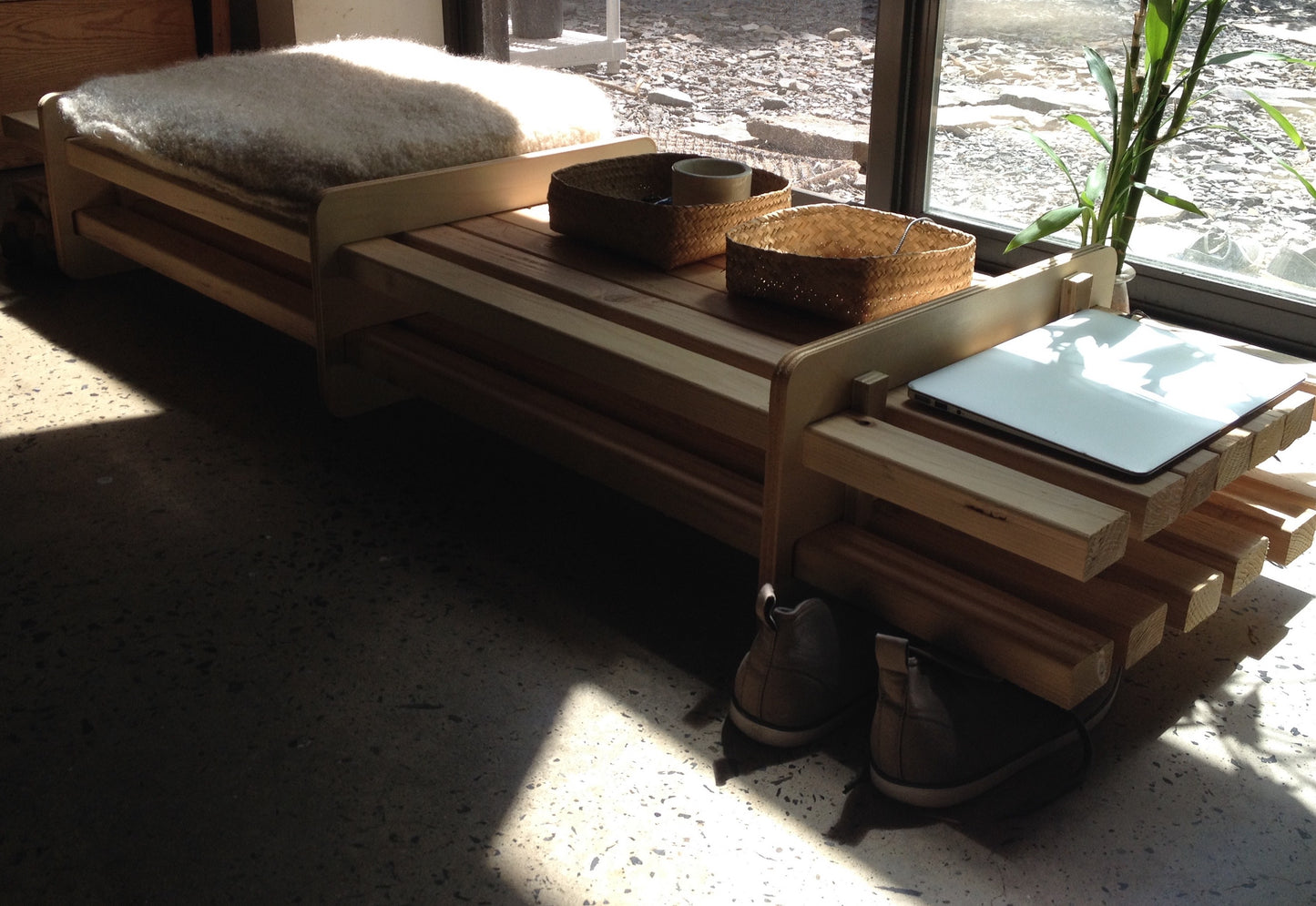DIY Low Bench Kit. Let's get organized.