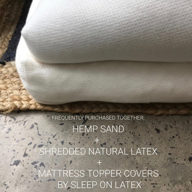 Certified Organic Hemp Hulls - Hemp Sand Mattress Filling