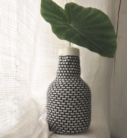 Upcycled Sweater Vase