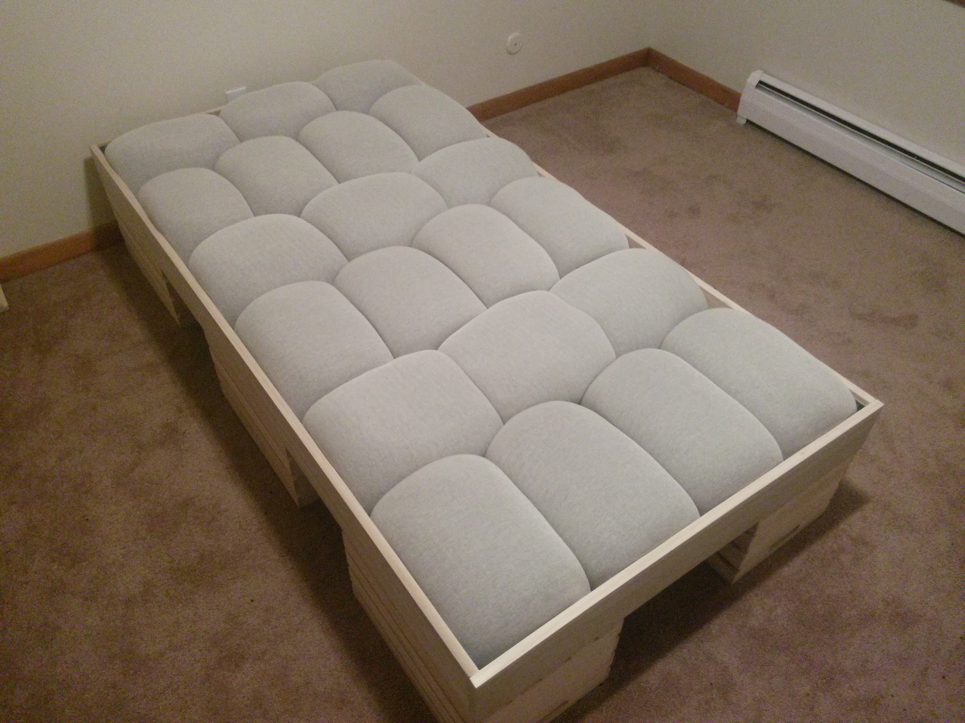 DIY Box Bed Frame – Open Your Eyes Bedding