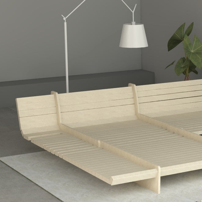 Modern low bed frame designs for DIY bedframe