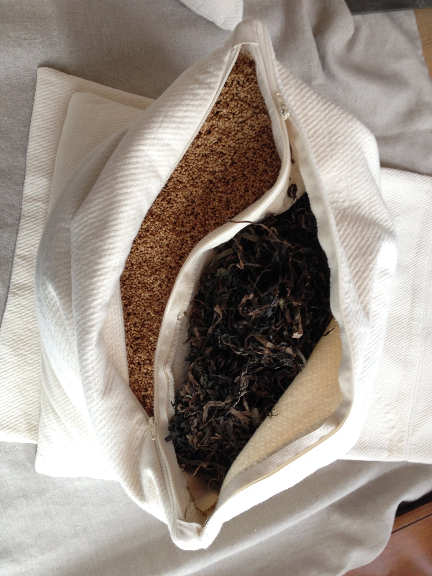 Organic Pillow Inserts + Natural Pillow Fillings Open Your Eyes Bedding