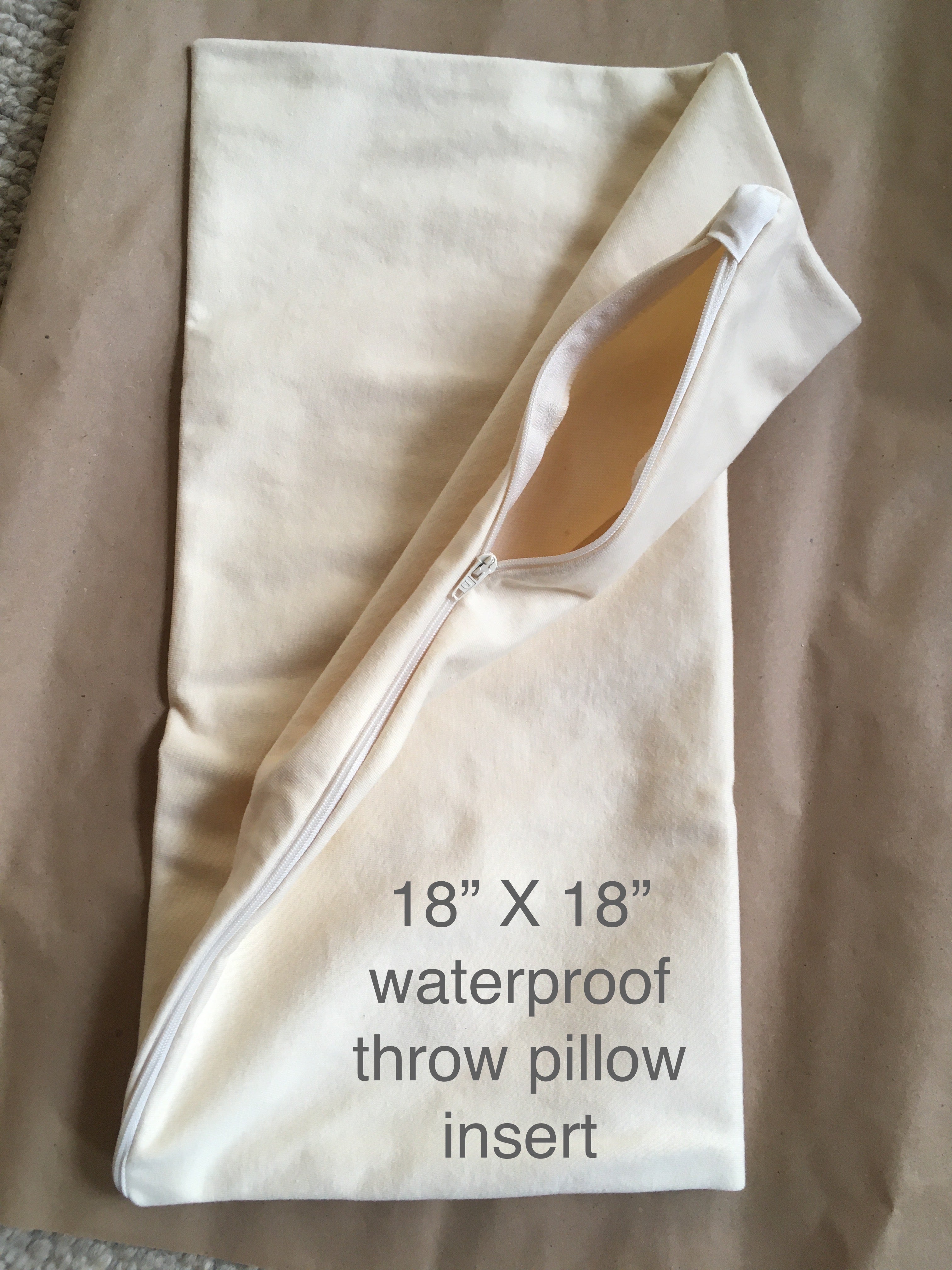 Waterproof pillow clearance inserts